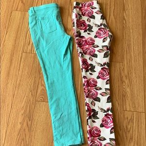 Two pair girls Children’s Place leggings size 16.